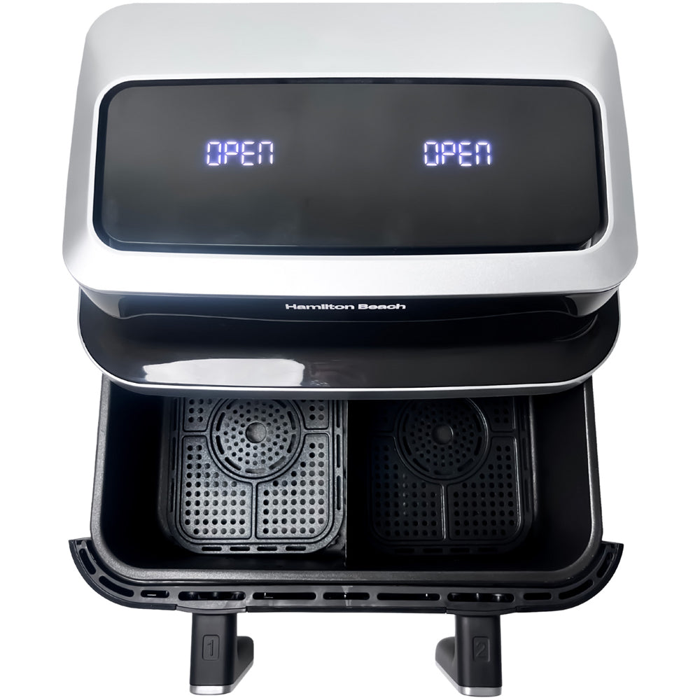 Hamilton Beach HB700VCGS Visioncook Black 9L Dual Air Fryer