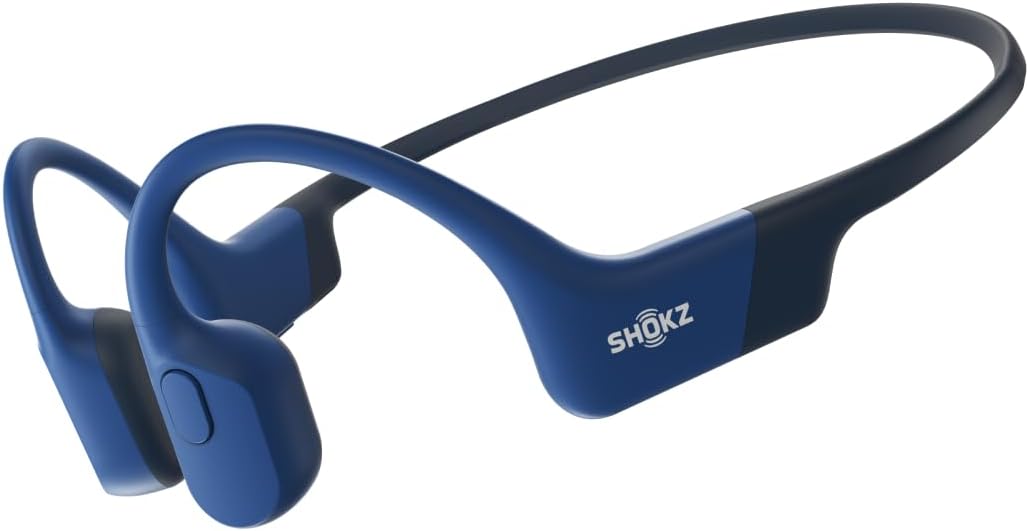 SHOKZ OpenRun Bone Conduction Headphones, USB-C Charging - Blue