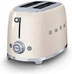 Smeg TSF01CRUK 50's Style Retro 2 Slice Toaster - Cream