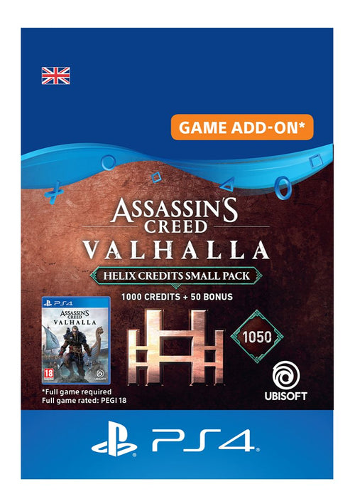 Assassin's Creed Valhalla Small Helix Credits Pack - PS4 Instant Digital Download
