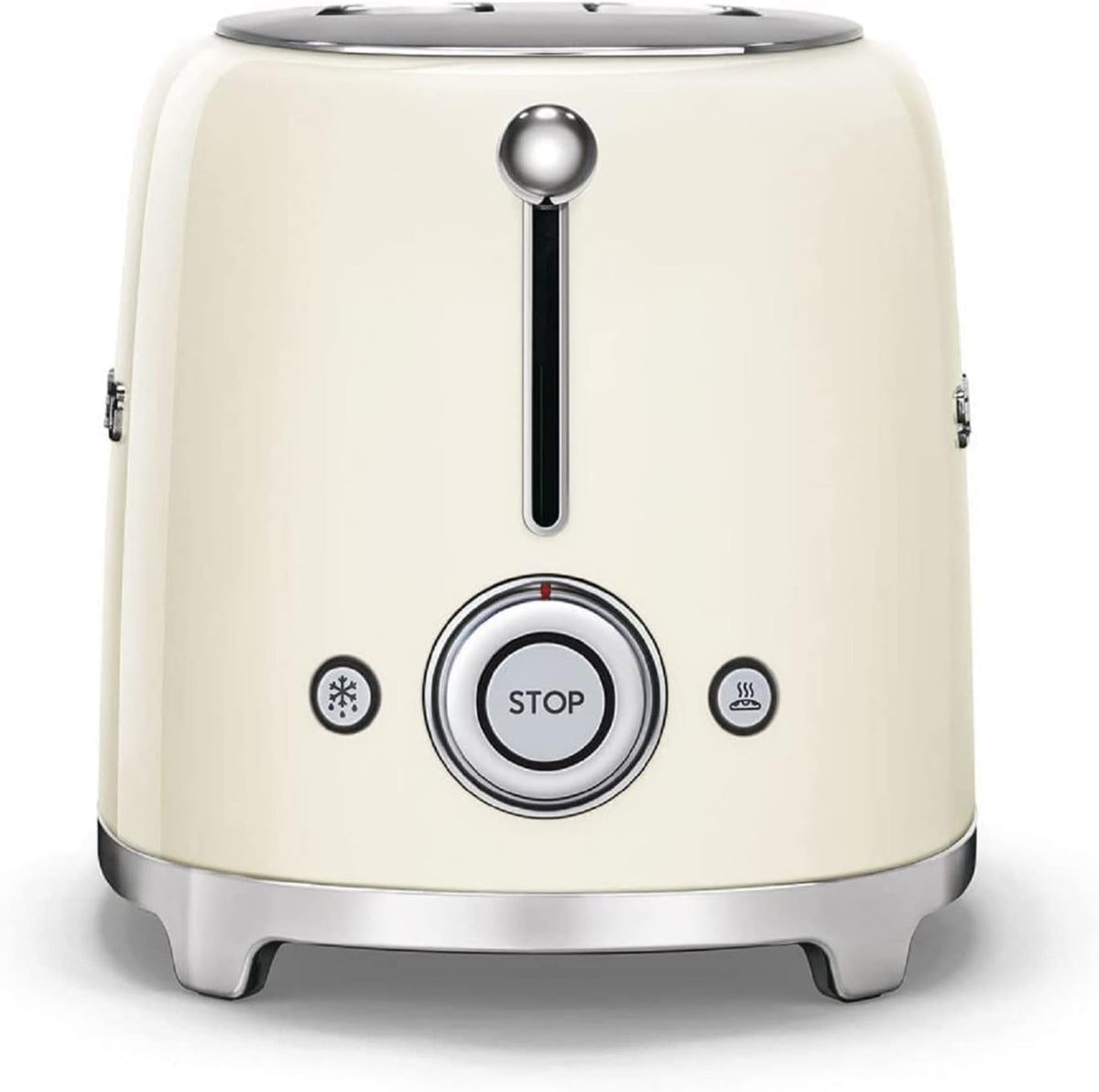 Smeg TSF01CRUK 50's Style Retro 2 Slice Toaster - Cream