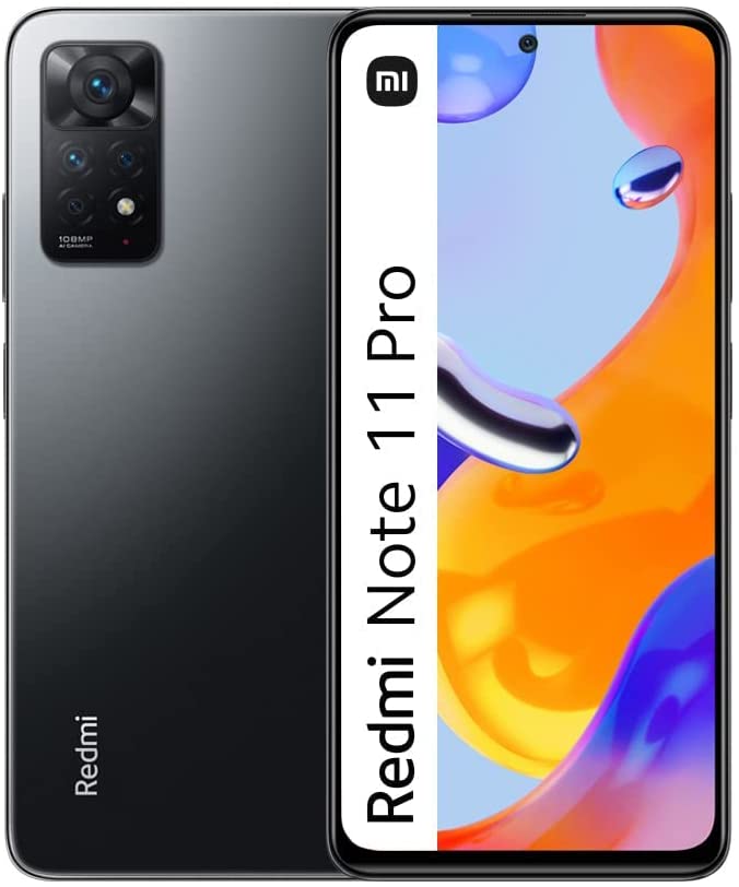 Xiaomi Redmi Note 11 Pro Smartphone - 128GB Storage, 6GB RAM, Graphite Gray