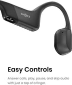 Shokz OpenRun Wireless Sport Headphones - Black -  Magnectic Charging