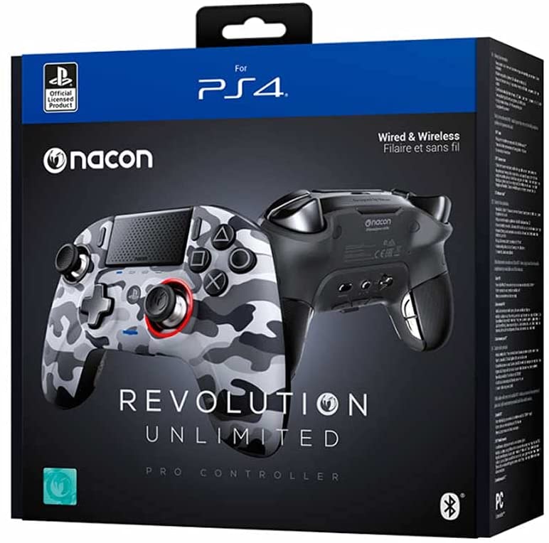 NACON PS4 Revolution Unlimited Pro Controller - Camo Grey