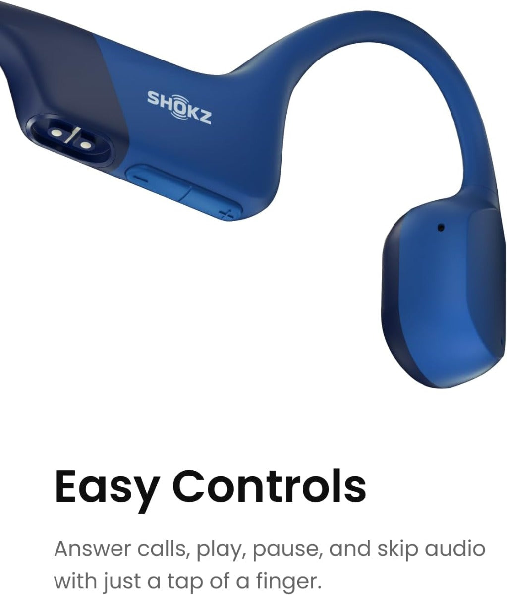 Shokz OpenRun Wireless Sport Headphones - Blue Eclipse - Magnectic Charging
