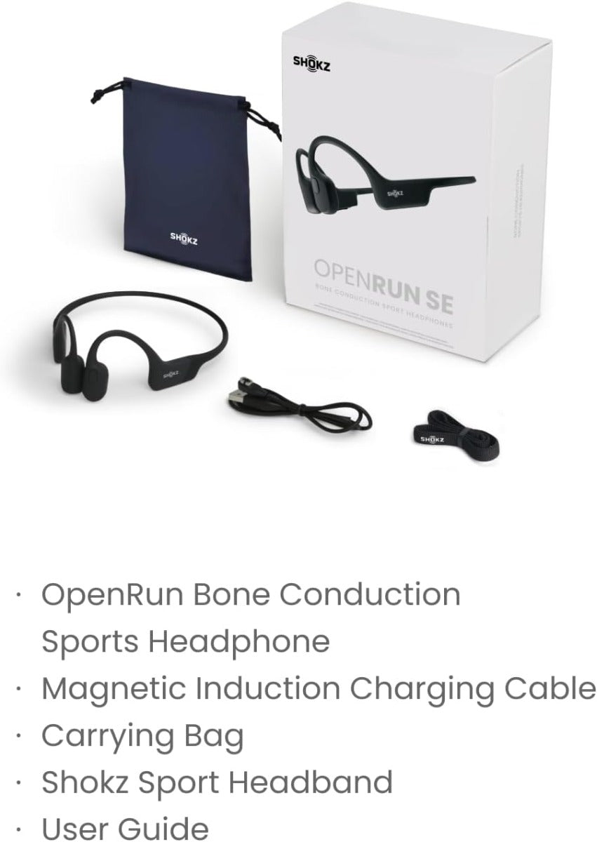 Shokz OpenRun Wireless Sport Headphones - Comet Grey - Magnectic Charging