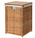 BRANÄS Laundry basket with Lining - Rattan