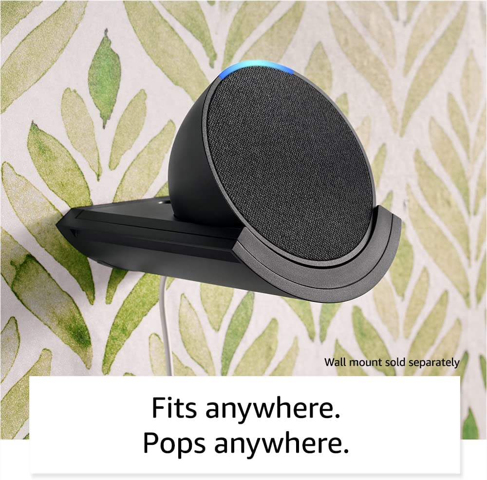 Amazon Echo Pop 2023 Smart Speaker with Alexa - Black
