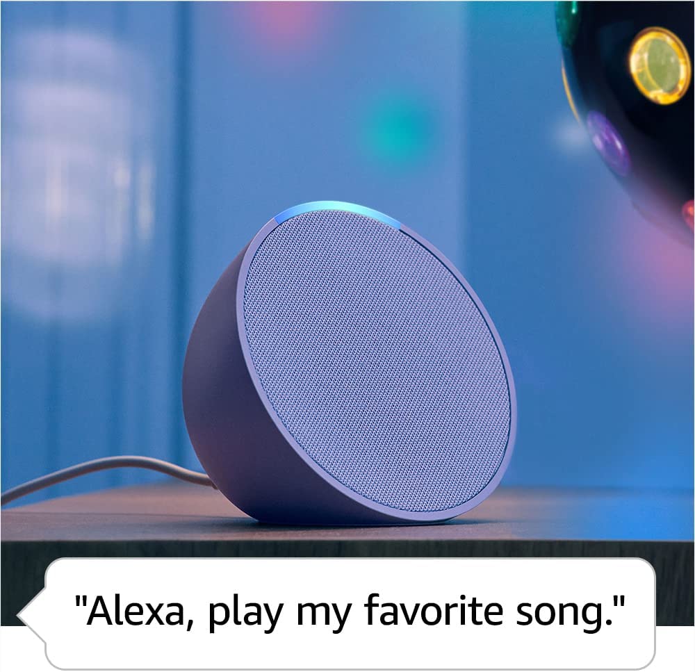 Amazon Echo Pop 2023 Smart Speaker with Alexa - Black