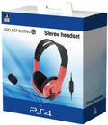 OFFICIAL PS4 HEADSET - RED