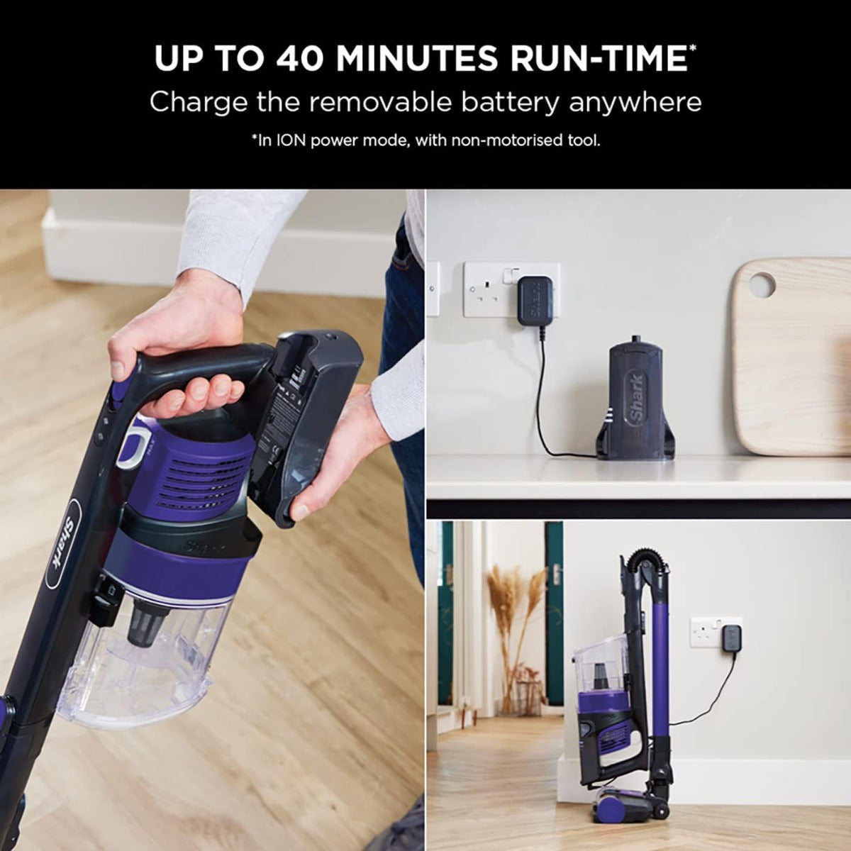 Shark Anti Hair Wrap & Flexology Cordless Vacuum Cleaner IZ202UK