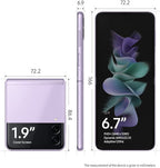 Samsung Galaxy Z Flip 3 5G Smartphone - 128GB Storage, 8GB RAM, Lavender