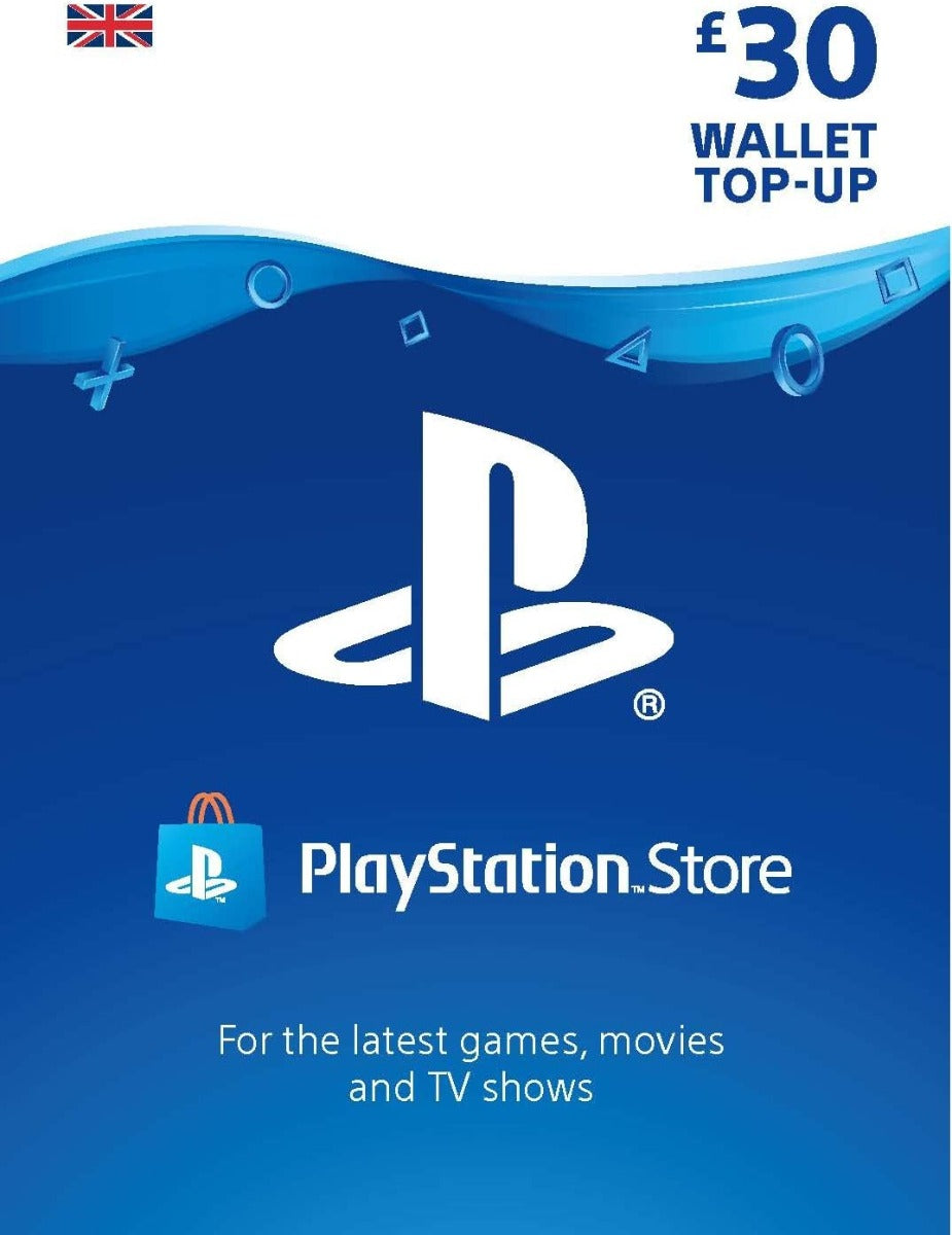 PlayStation PSN  £30 GBP Wallet Top Up - Instant Digital Download