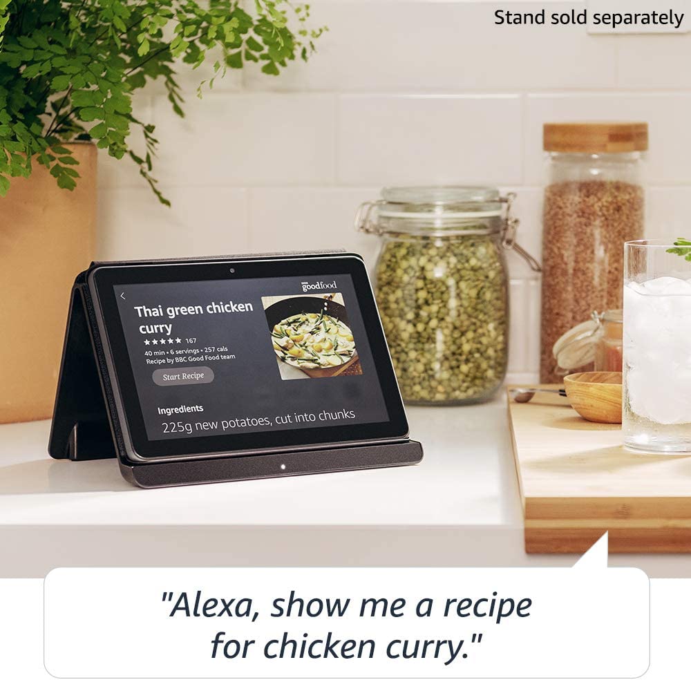 Amazon Fire HD 8 Plus Tablet -  8" Display, 32GB Storage with Ads, Slate Black