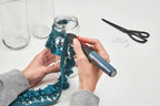 Bosch Home and Garden Cordless Hot Glue Pen Gluey (Smoky Grey, 2 batteries, with 20 hot glue sticks, USB charger and cable, in carton packaging)
