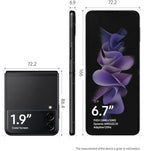 Samsung Galaxy Z Flip 3 5G Smartphone (SM-F711B) - 128GB Storage, 8GB RAM, Phantom Black