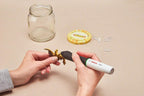 Bosch Home and Garden Cordless Hot Glue Pen Gluey (Smoky Grey, 2 batteries, with 20 hot glue sticks, USB charger and cable, in carton packaging)