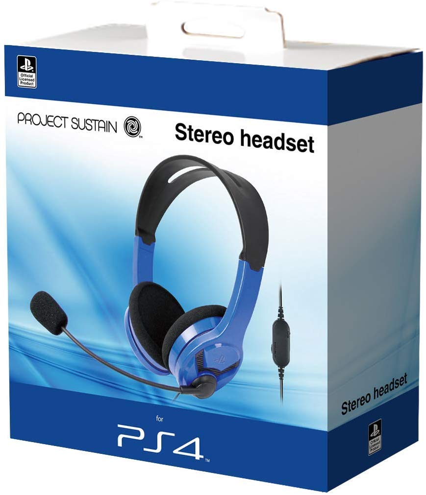 OFFICIAL PS4 HEADSET - BLUE