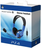 OFFICIAL PS4 HEADSET - BLUE