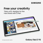 Samsung Galaxy Tab S7 FE - 12.4", 128GB Storage, Wi-Fi, Mystic Pink