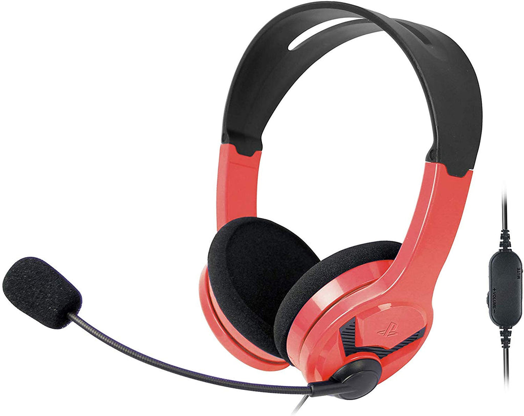 OFFICIAL PS4 HEADSET - RED