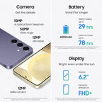 SIM Free Samsung Galaxy S24 5G 256GB AI Mobile Phone -  Jade Green