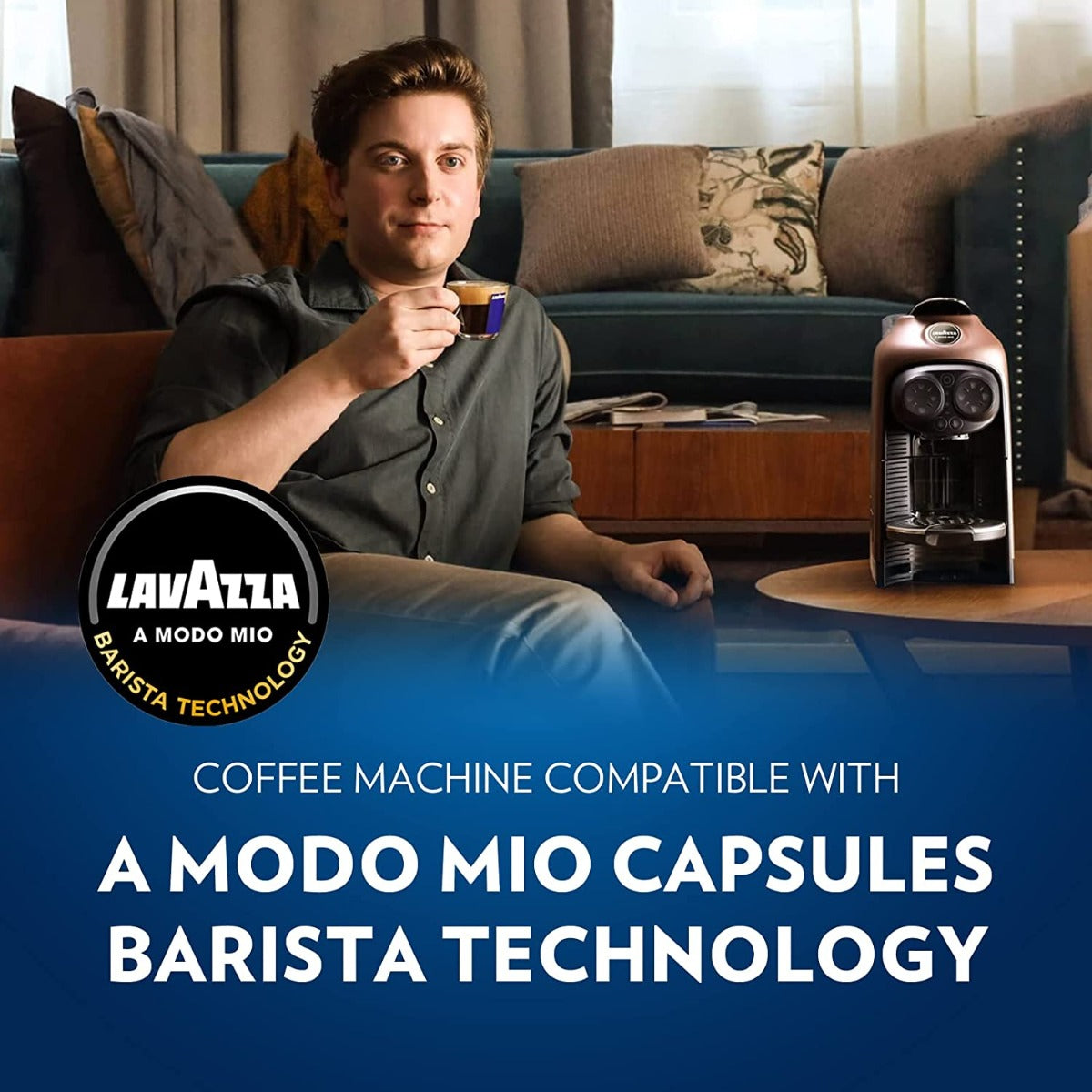 Lavazza A Modo Mio Jolie Coffee Machine - White