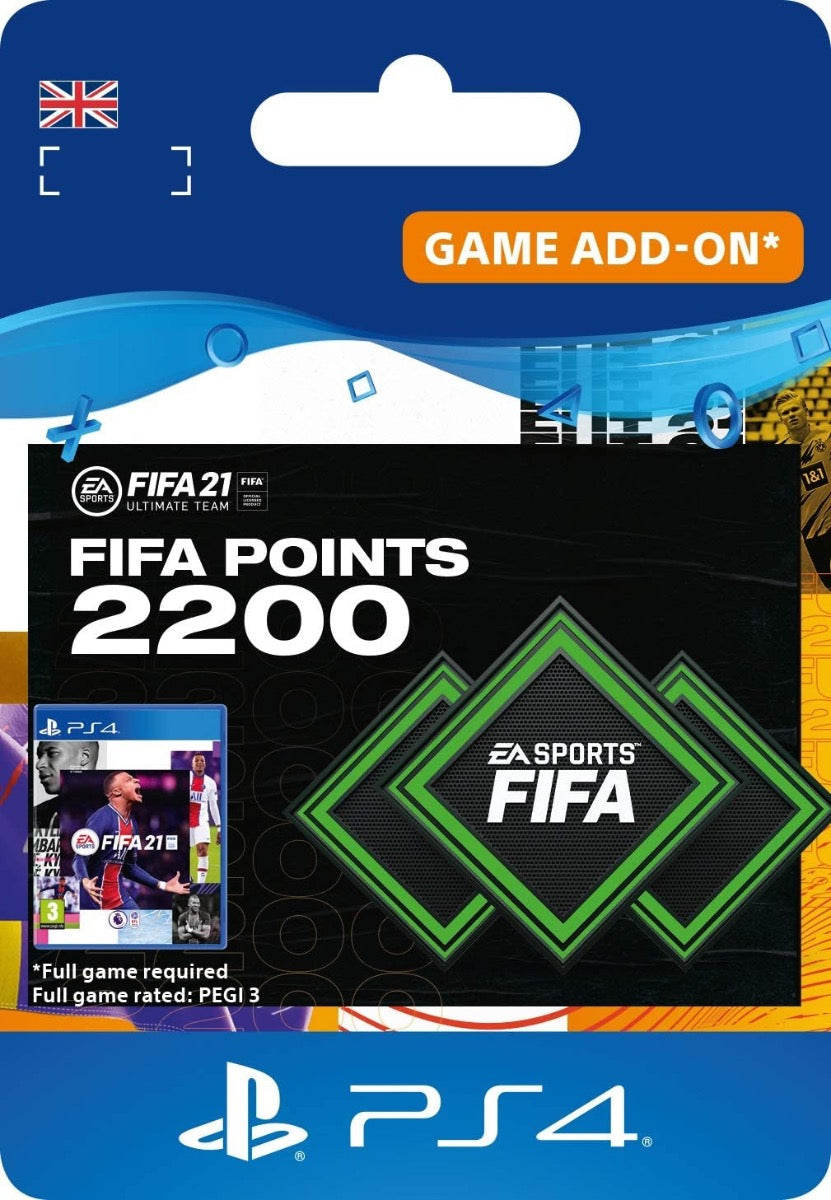 Fifa 21 2200 Ultimate Team Points - PS4