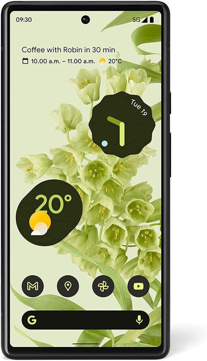 Google Pixel 6 5G Smartphone - 128GB Storage, 8GB RAM, Sorta Seafoam