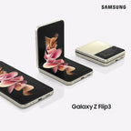 Samsung Galaxy Z Flip 3 5G Smartphone - 128GB Storage, 8GB RAM, Cream