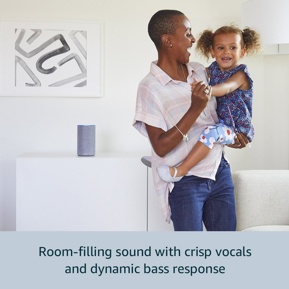 Amazon Echo - Heather Grey Fabric (2nd Generation)