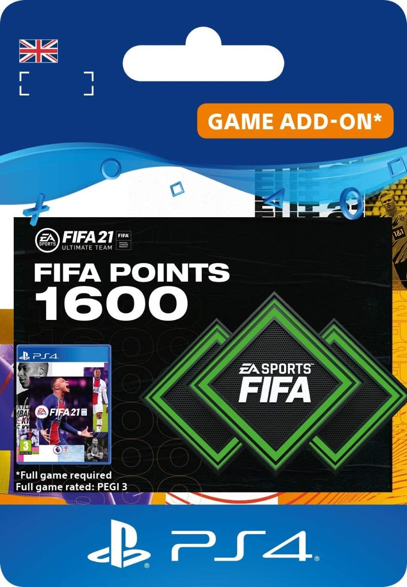 Fifa 21 1600 Ultimate Team Points - PS4