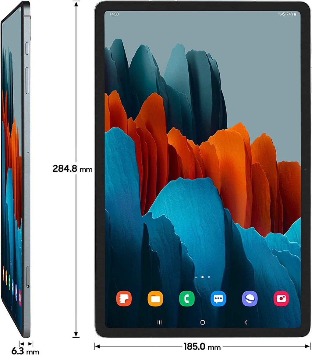 Samsung Galaxy Tab S7 FE - 12.4", 128GB Storage, Wi-Fi, Mystic Silver
