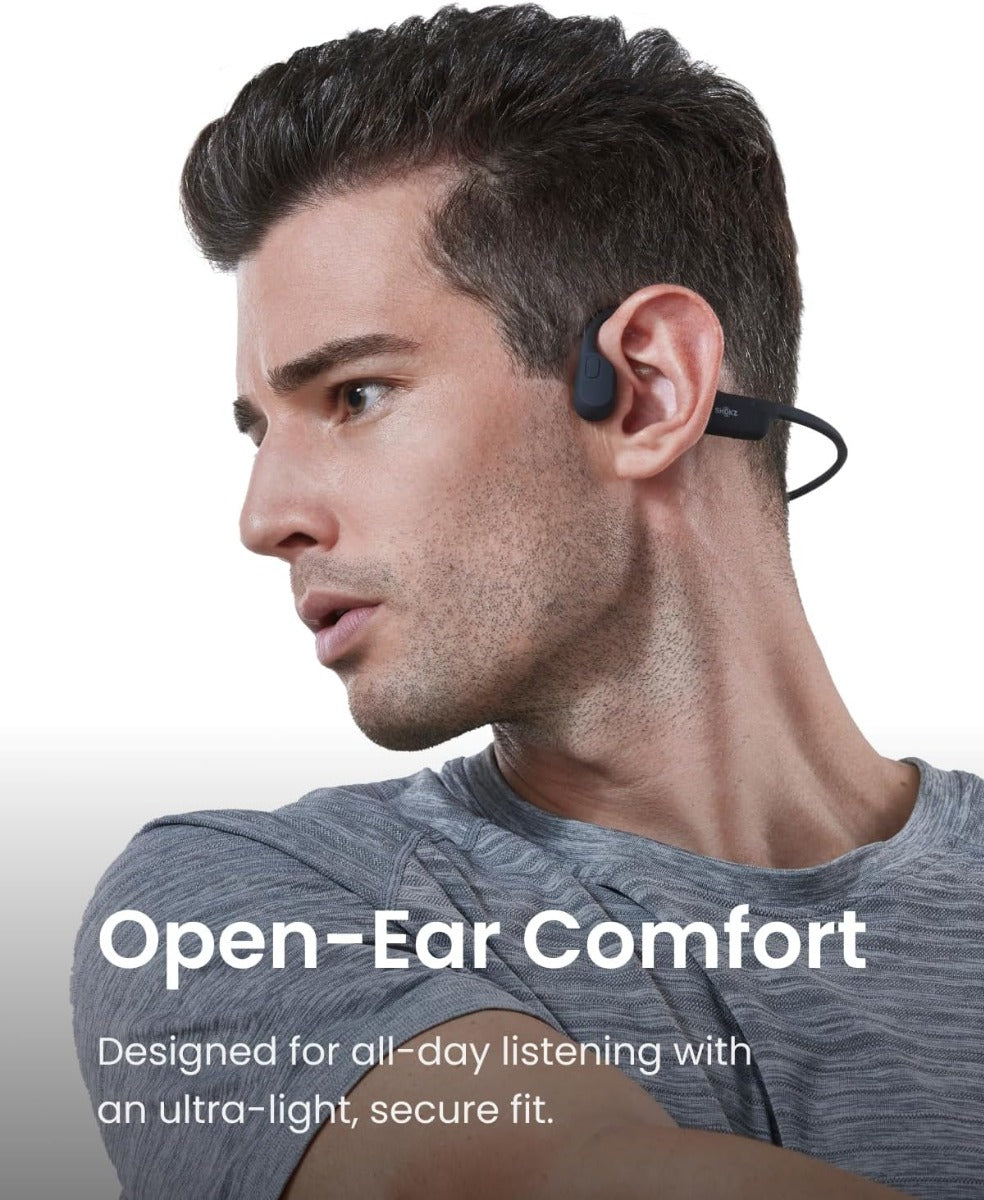 Shokz OpenRun Wireless Sport Headphones - Comet Grey - Magnectic Charging