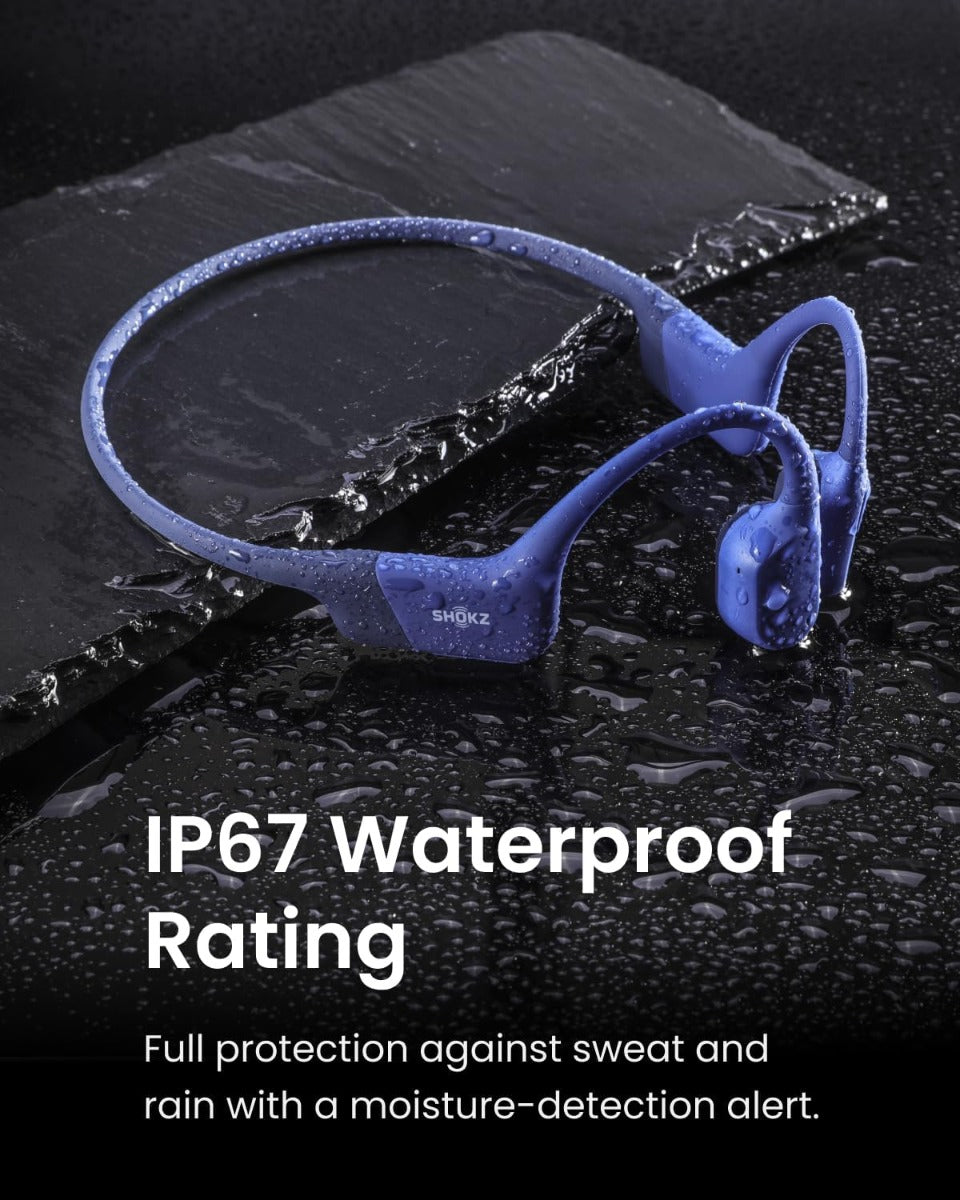 Shokz OpenRun Wireless Sport Headphones - Blue Eclipse - Magnectic Charging