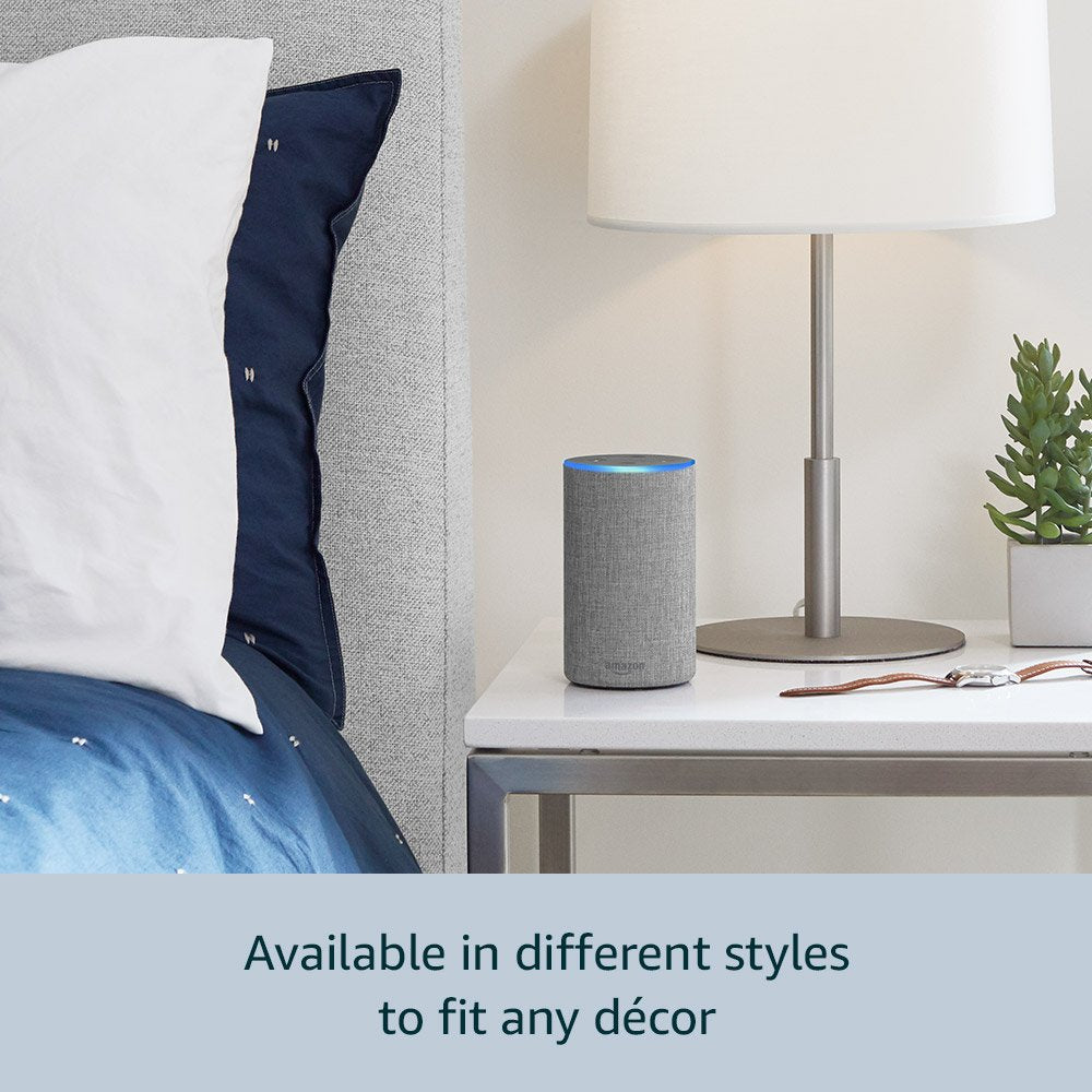 Amazon Echo - Heather Grey Fabric (2nd Generation)