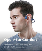 Shokz OpenRun Wireless Sport Headphones - Blue Eclipse - Magnectic Charging