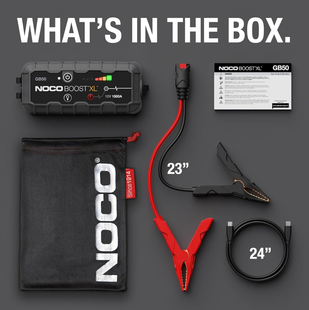 NOCO GB50 1500 Amp UltraSafe Lithium Jump Starter