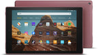 Amazon Fire HD Tablet: 10 inches, 2GB RAM, 32GB Storage with Ads - Plum (9th Generation)