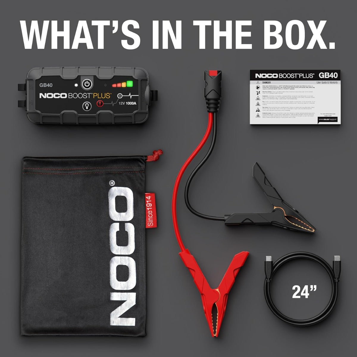 NOCO GB40 1000A Jump Starter