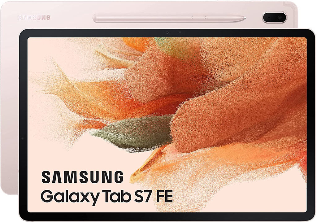 Samsung Galaxy Tab S7 FE - 12.4", 64GB Storage, Wi-Fi, Mystic Pink