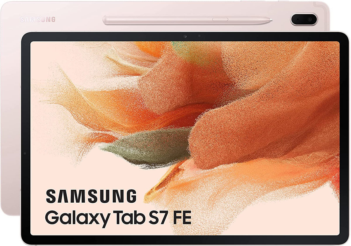 Samsung Galaxy Tab S7 FE - 12.4", 64GB Storage, Wi-Fi, Mystic Pink