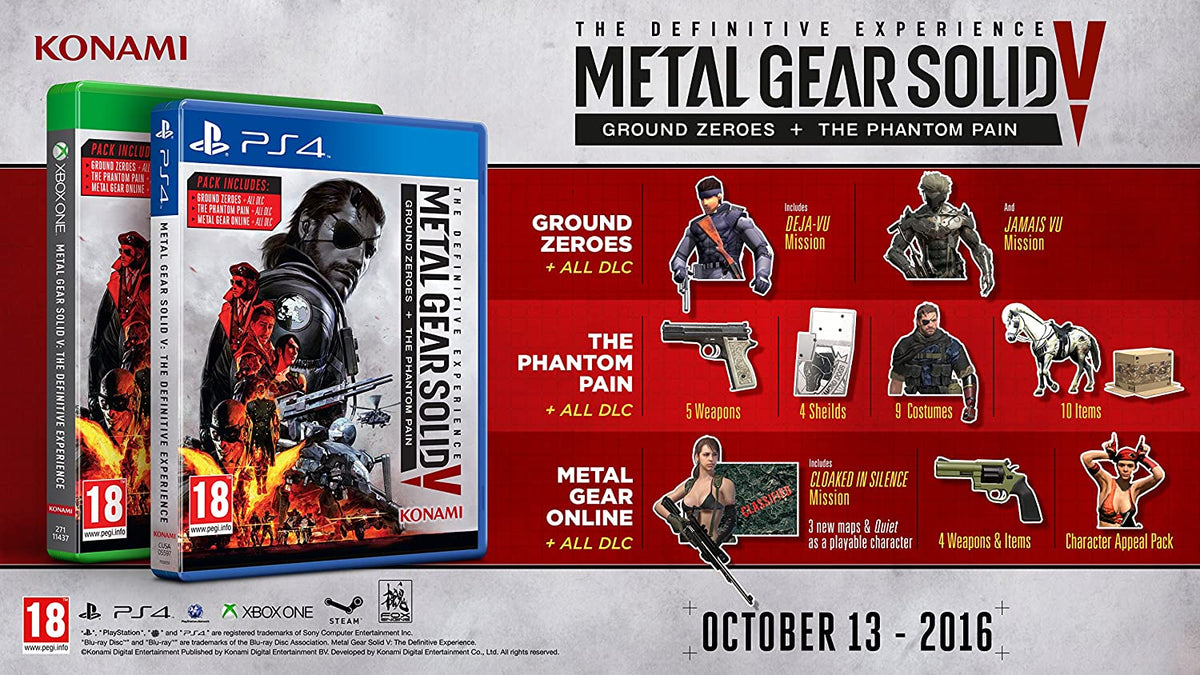 Metal Gear Solid V: The Definitive Experience - Xbox One - Instant Digital Download