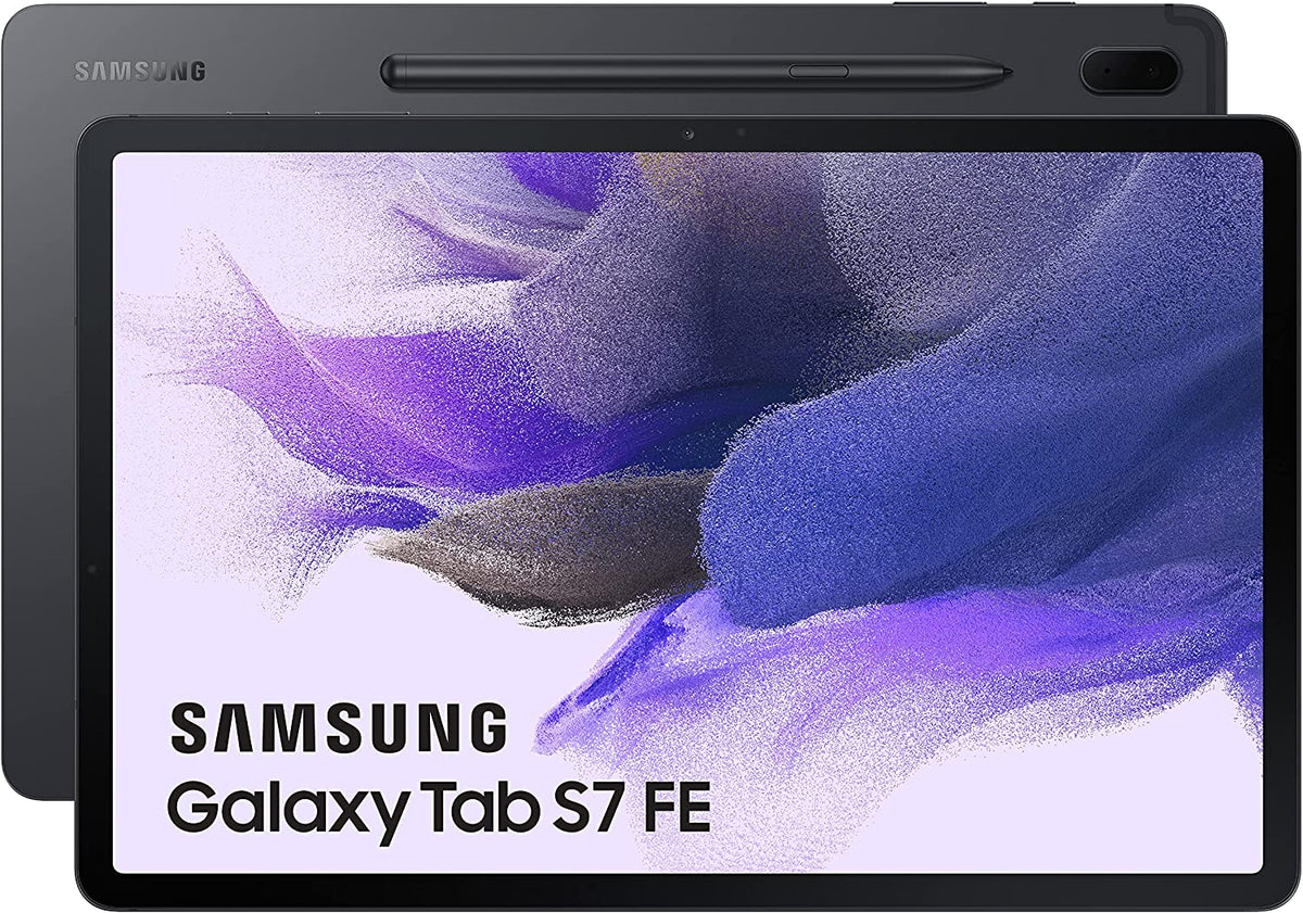 Samsung Galaxy Tab S7 FE - 12.4", 64GB Storage, Wi-Fi, Mystic Black