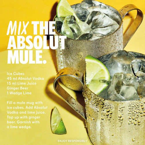 Absolut Blue Original Swedish Vodka 1L