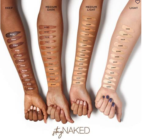 Urban Decay Stay Naked Weightless Ultra Definition Liquid Foundation  Up to 24HR Wear 30ml  -  10WY (Ultra fair, Warm, Yellow)