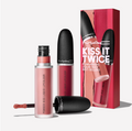 Mac Superstar Kiss It Twice Powder Kiss Liquid Duo Best Sellers 2x5ml - Shade:  Mull It Over (989) Fashion Sweetie (995)
