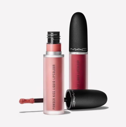 Mac Superstar Kiss It Twice Powder Kiss Liquid Duo Best Sellers 2x5ml - Shade:  Mull It Over (989) Fashion Sweetie (995)