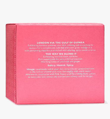 Molton Brown Fiery Pink Pepper Pampering Body Polisher 250g