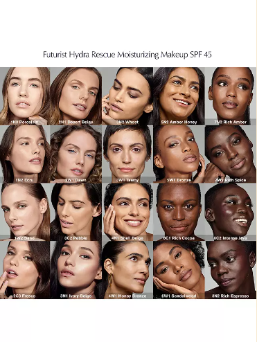 Estee Lauder Futurist Hydra Rescue Moisturising Foundation SPF 45 35ml- Shade: 1W1 Bone
